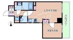 TOPAZ江坂の物件間取画像